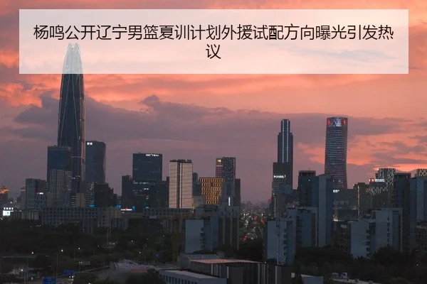 杨鸣公开辽宁男篮夏训计划外援试配方向曝光引发热议